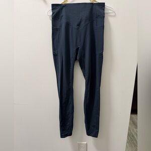 HALARA Deep Blue Leggings with Booty Lifting Band